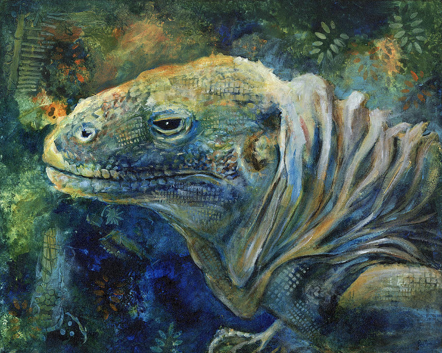 Iguana Painting by Patti Mann - Fine Art America