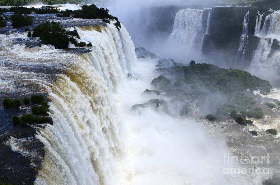 Waterfall Photograph - Iguazu Falls South America 5 by Bob Christopher