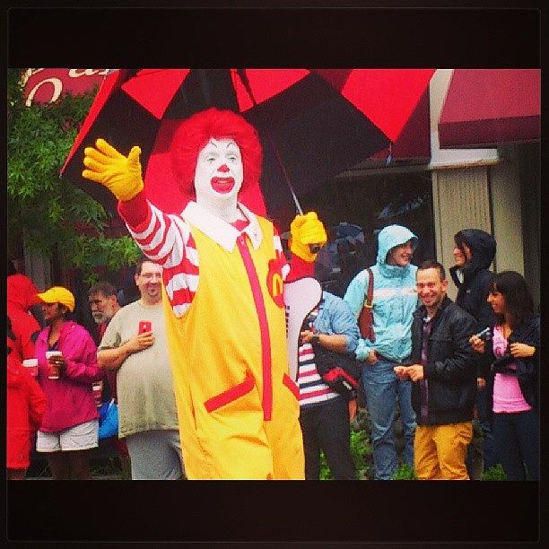 Ronald Photograph - #ihateclowns #ronald #mcdonald #parade by Rachel Maynard