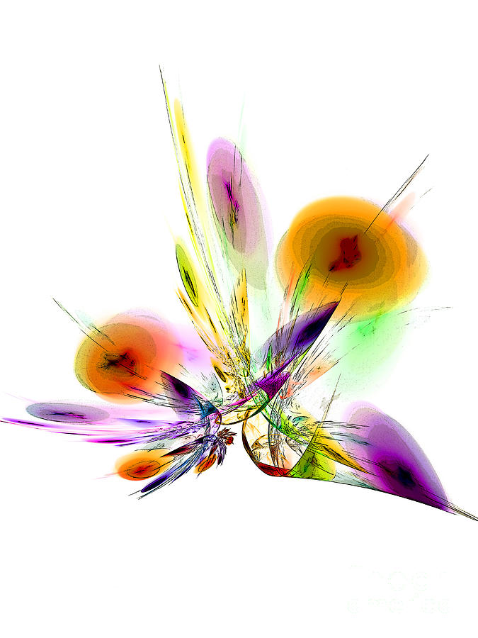 Ikebana Arranged Digital Art by Klara Acel