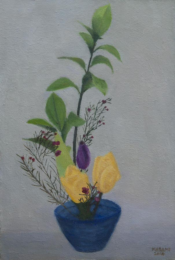 Ikebana Painting by Masami Iida