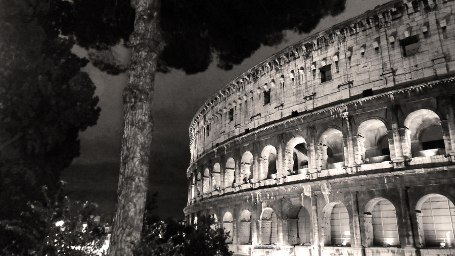 Il Colosseo Nocturne Photograph by William Fields