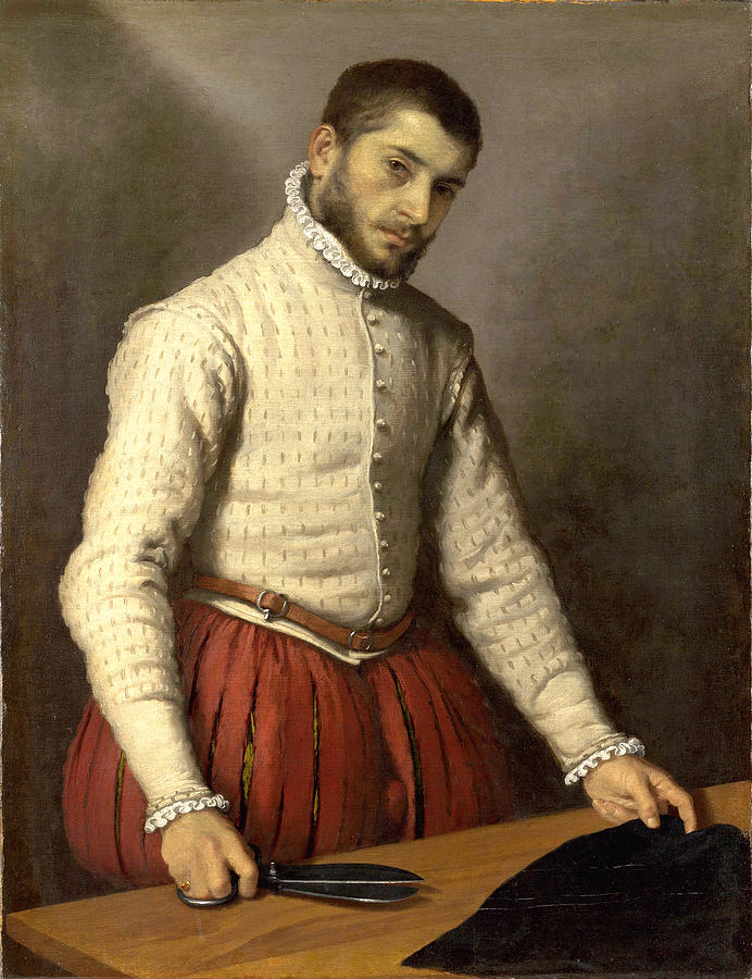 Giovanni Battista Moroni Painting - Il Tagliapanni by Celestial Images