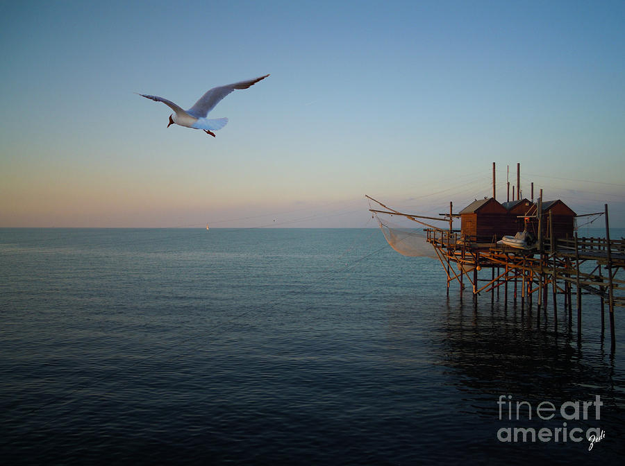 Il Trabucco - The Trebuchet Fishing Photograph by Zedi