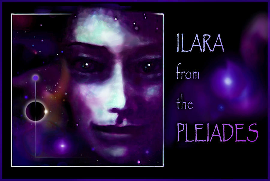 Space Painting - Ilara From The Pleiades by Hartmut Jager