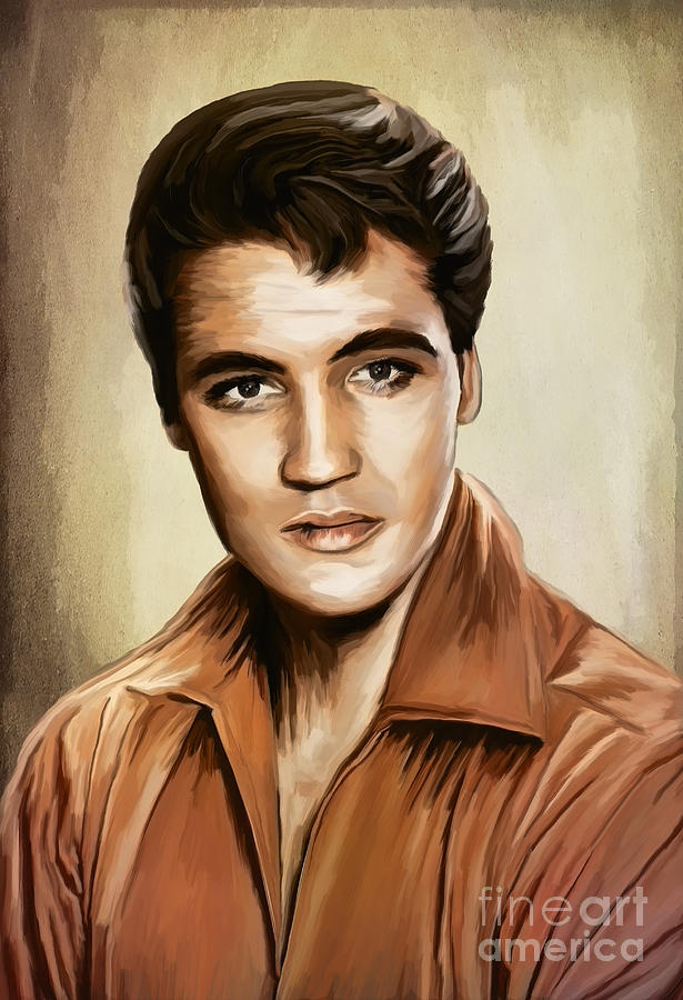 Elvis Presley Digital Art - Ill Remember You......ELVIS by Andrzej Szczerski