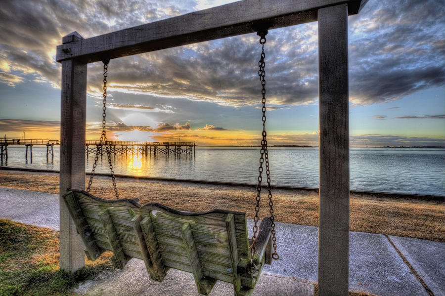 Sunset Photograph - Ill Swing To That by Jackie Frick Smith