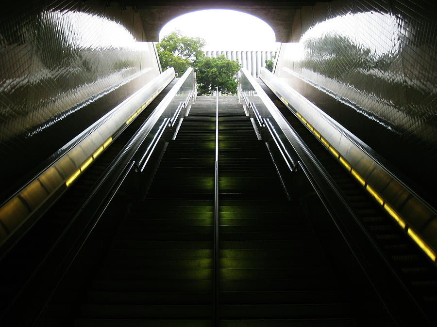 Los Angeles Photograph - Ill Take the Stairs by B Keeler Foster
