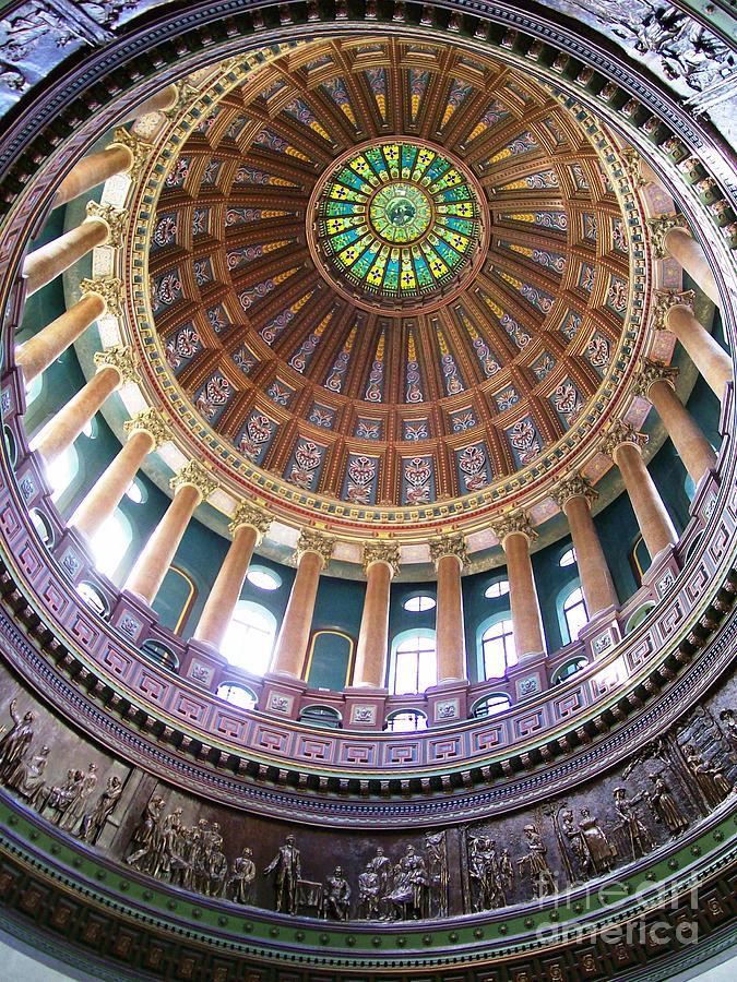 Architecture Photograph - Illinois Capitol Dome by Laurie Eve Loftin