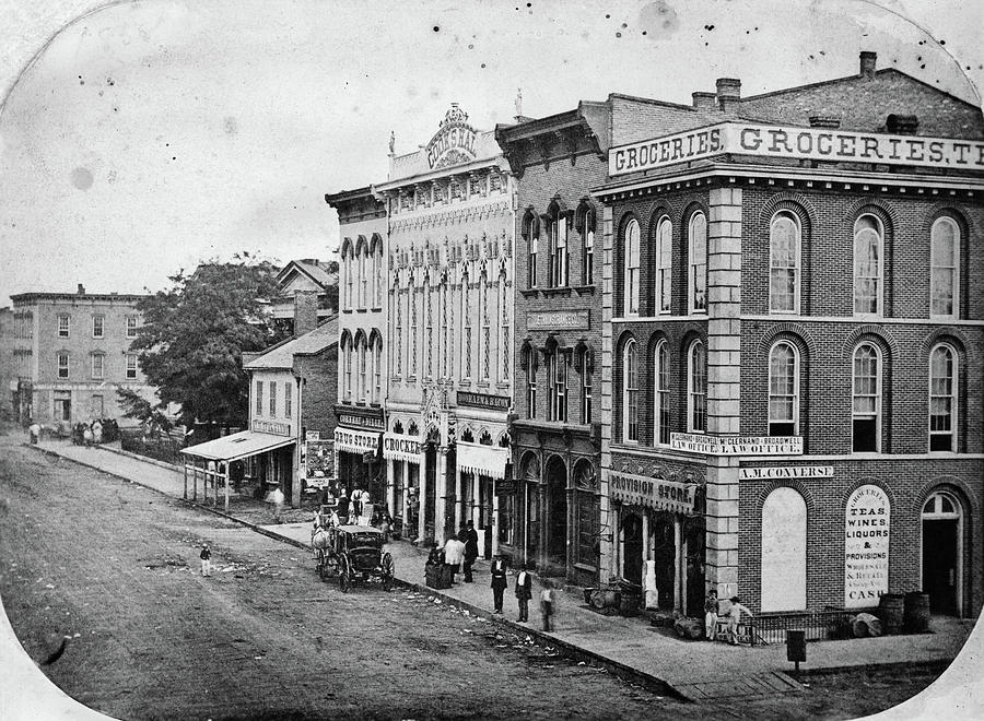 Illinois Springfield, C1850 Photograph by Granger