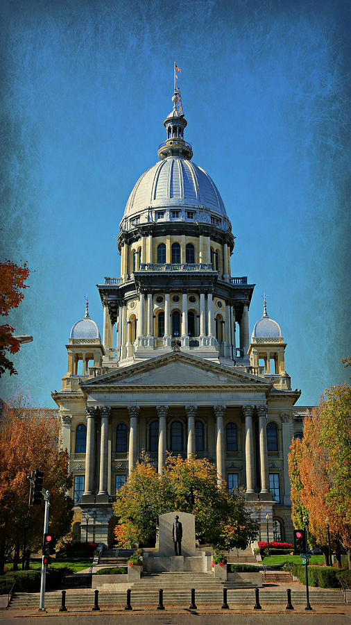 Abraham Lincoln Photograph - Illinois State Capitol by Stephen Stookey