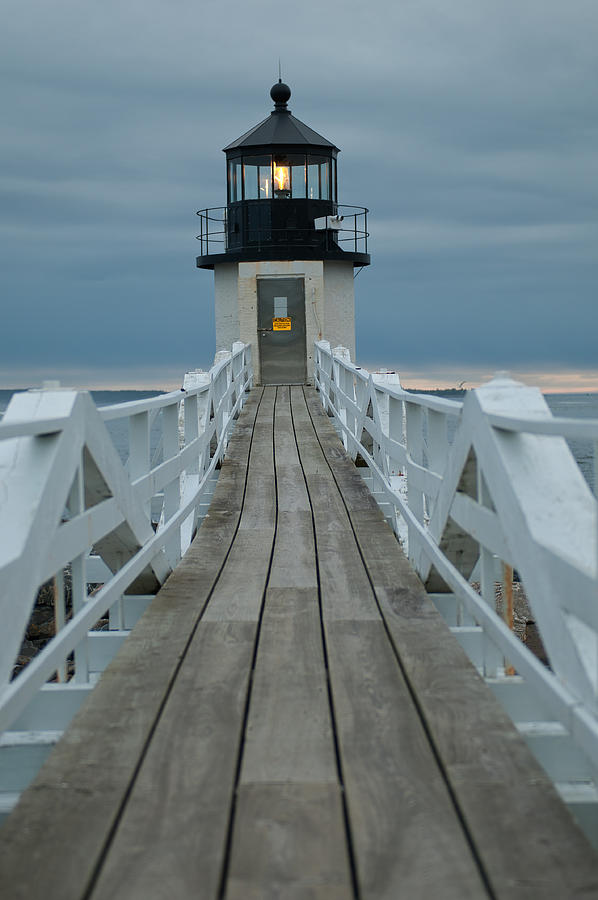 Illuminated Boardwalk Photograph by Paul Mangold