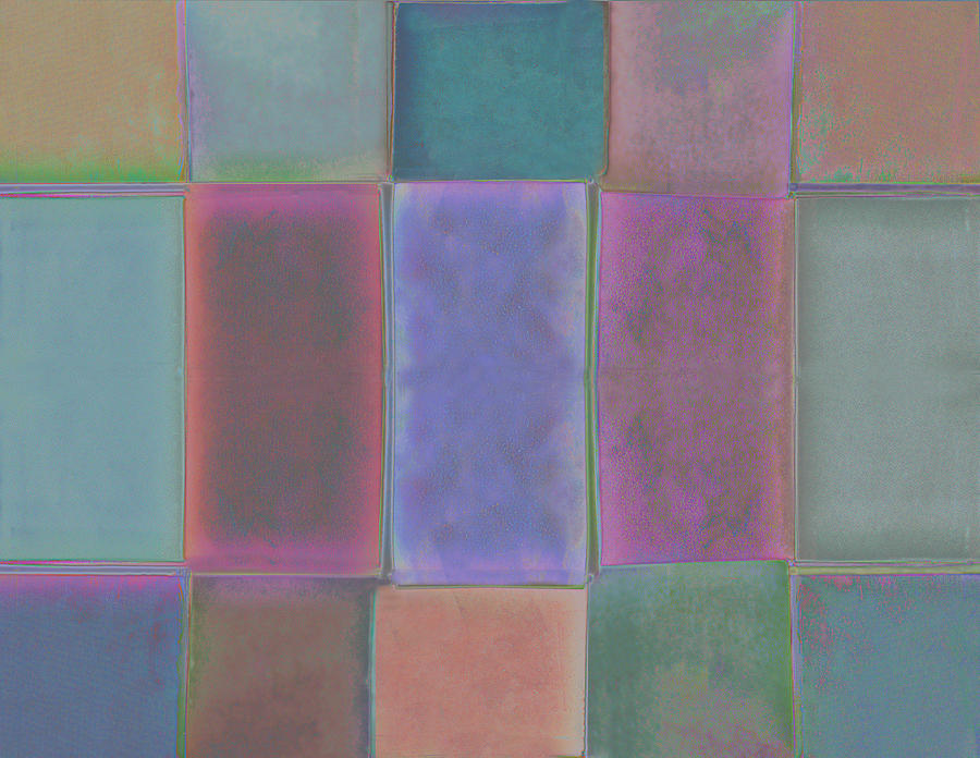 Abstract Mixed Media - Illuminated surfaces by Bob RL Evans