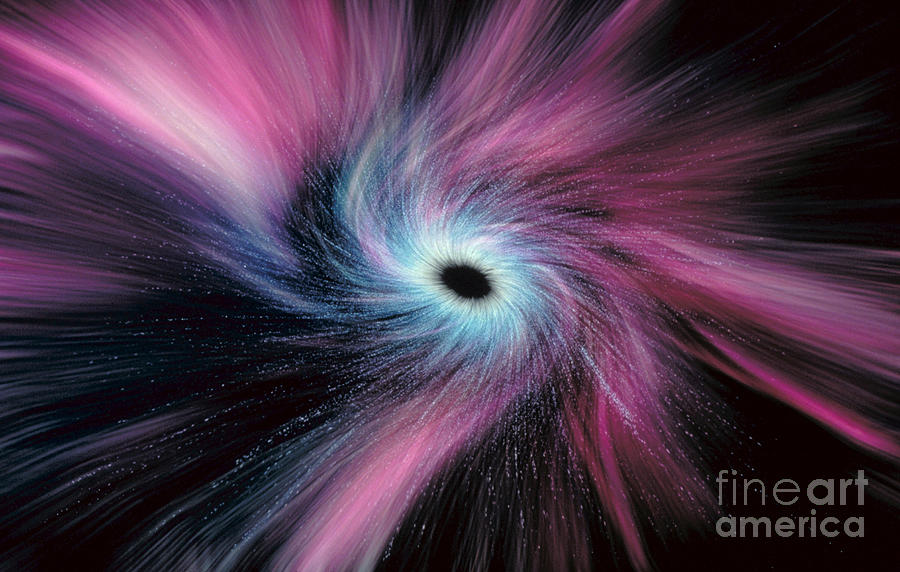 Illustration Of A Black Hole Photograph by Erich Schrempp