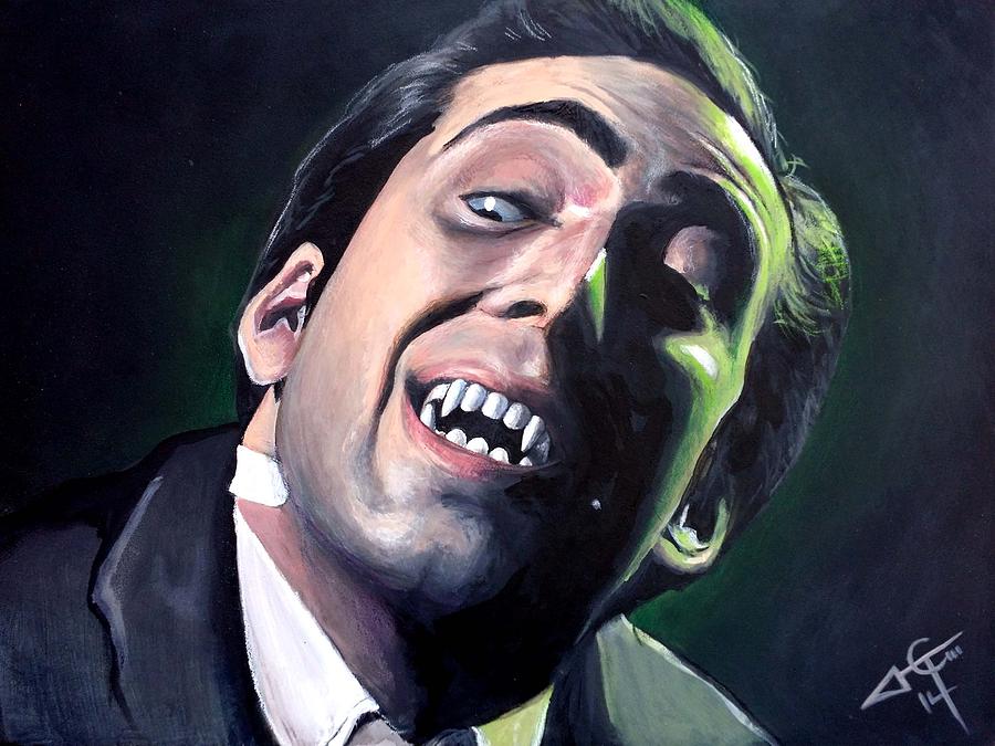 Im a Vampire Painting by Tom Carlton