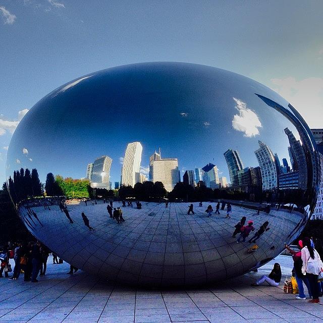 Chicago Photograph - Im Always Obsessed With The Bean by Blogatrixx  