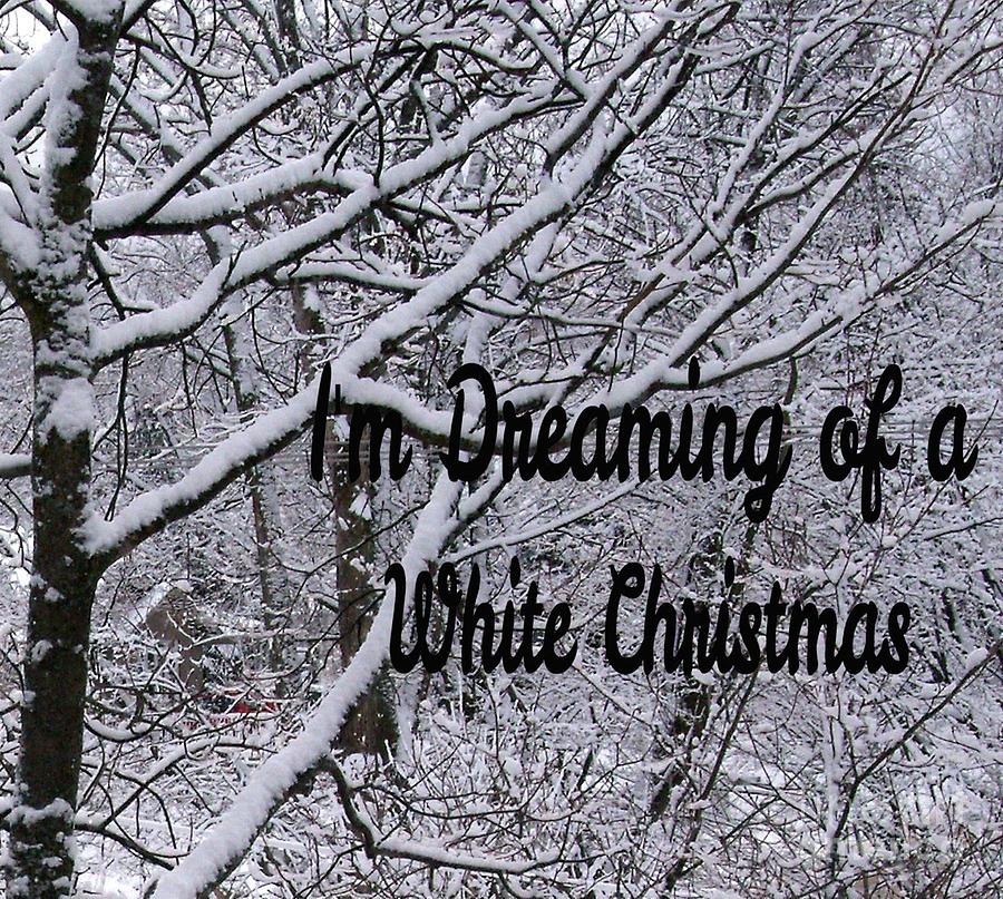 Im Dreaming Of A White Christmas Photograph By Gail Matthews