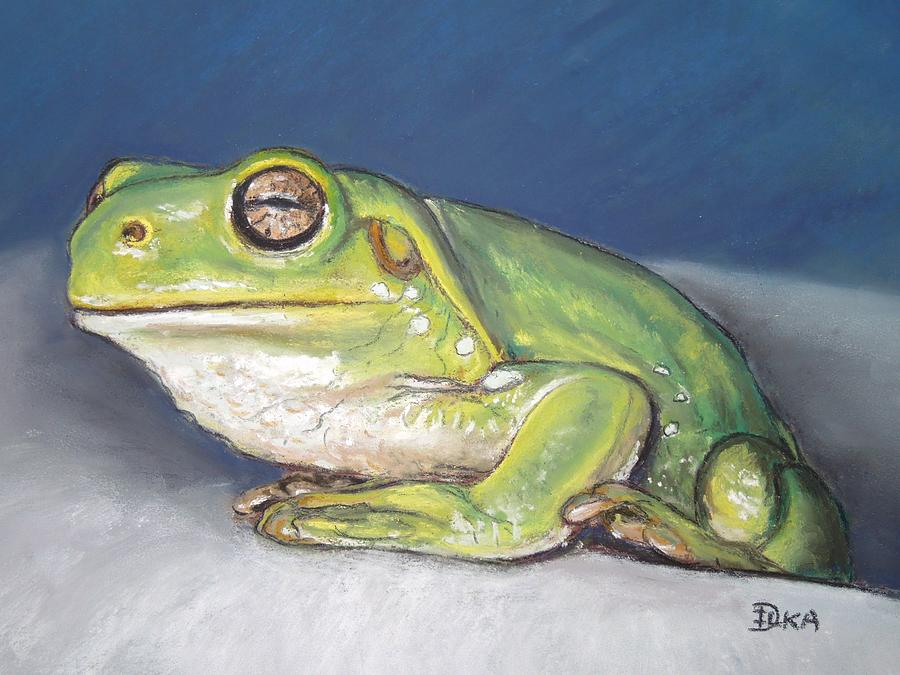 Frog Pastel - Im Froggy and I know it by Dianne  Ilka