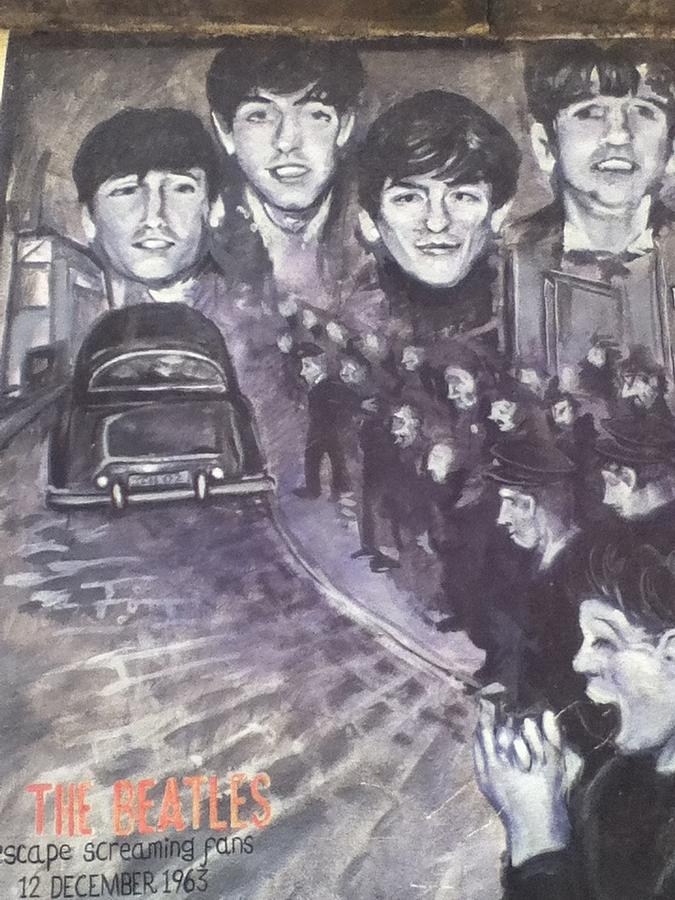 Beatles Painting - Im looking through you by Anthony Moorhouse Beatles Painting - Im looking through you by Anthony Moorhouse