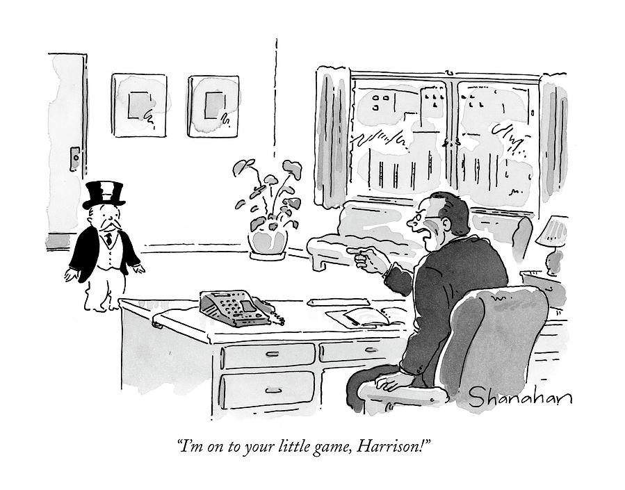 Im On To Your Little Game Drawing by Danny Shanahan Im On To Your Little Game Drawing by Danny Shanahan