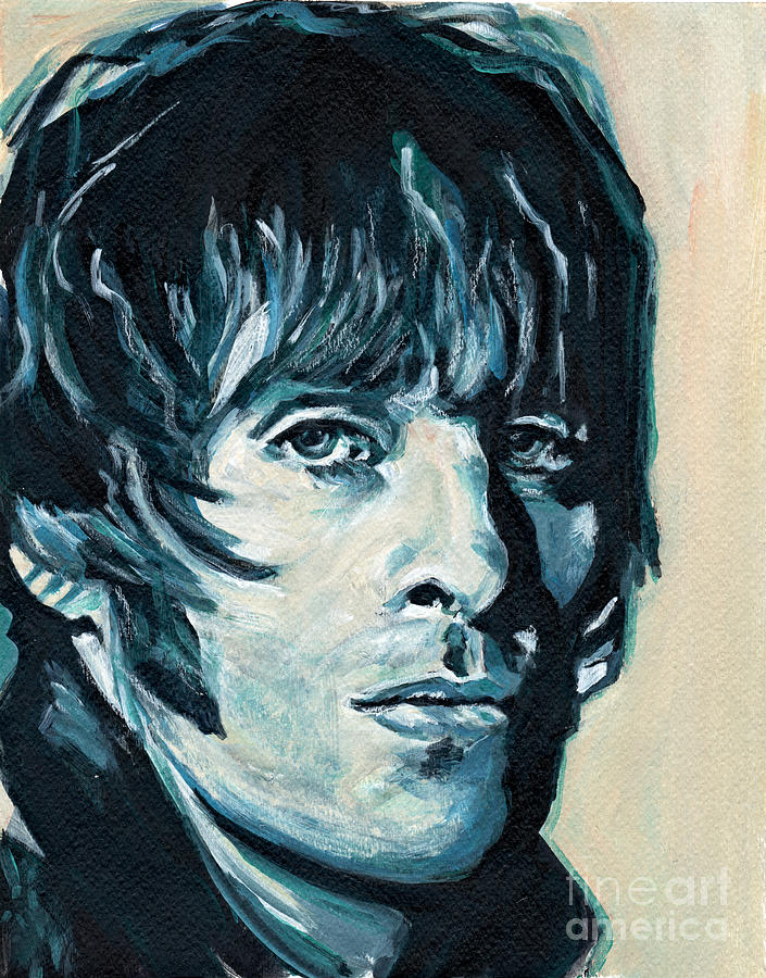 Liam Gallagher Painting by Tanya Filichkin