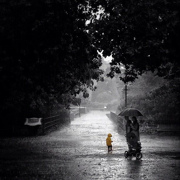 Im Playing In The Rain Photograph by Chris Prakoso