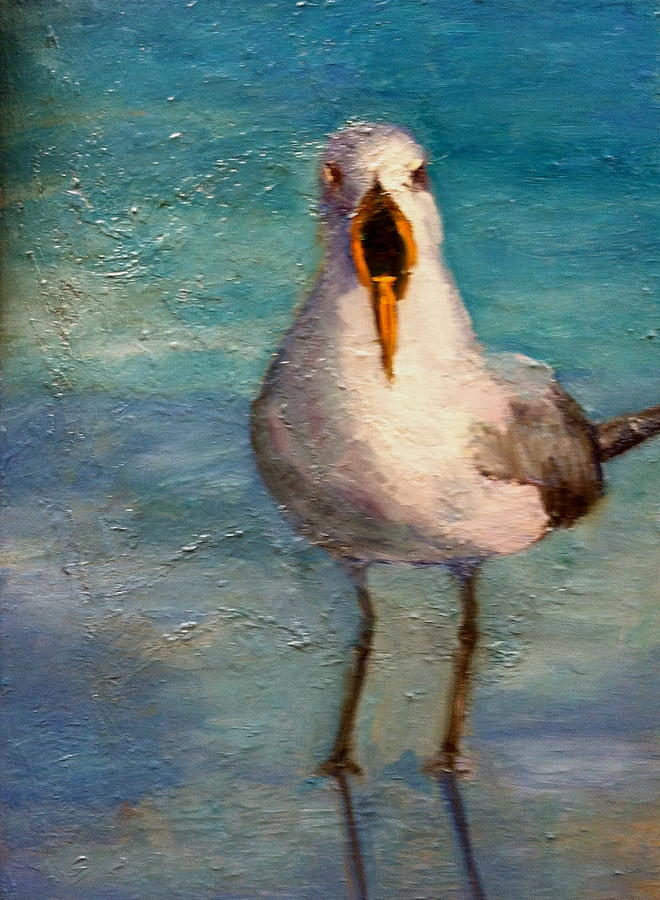 Im the Gull Painting by Marie Hamby