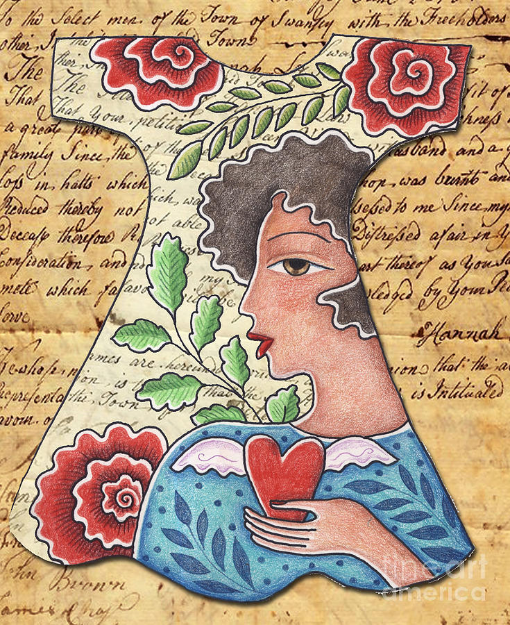 Red Flowers Digital Art - Im wearing my heart by Elaine Jackson
