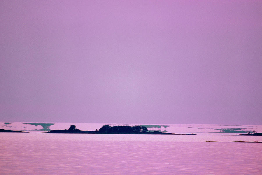 Mirage Photograph - Image Of Islands Seen As Mirages Above The Horizon by Pekka Parviainen/science Photo Library