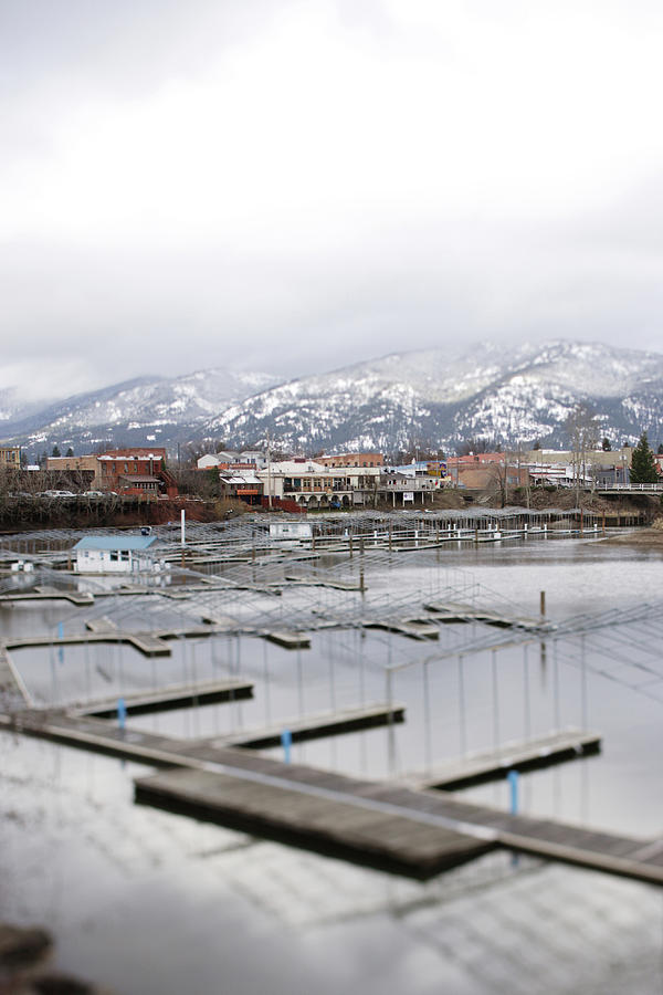 Image Of The Town Of Sandpoint Idaho Photograph by Woods Wheatcroft ...