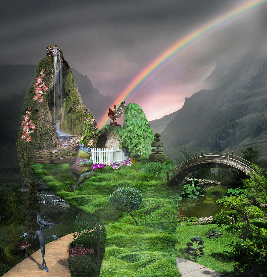 Imagination Fantasy Land Digital Art by Becca Buecher