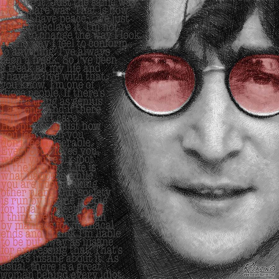 Imagine John Lennon Again Painting