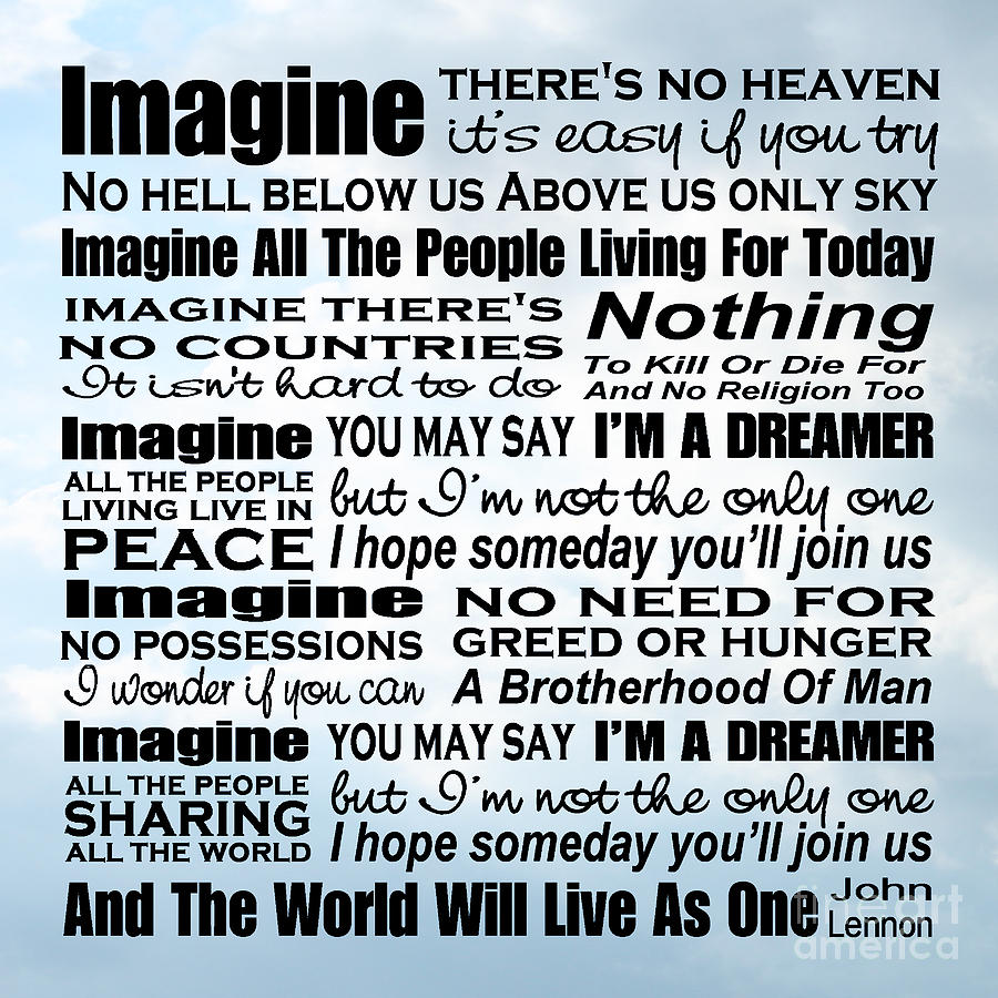 Imagine Lyrics Google  Imagine lyrics, John lennon lyrics, Great song  lyrics