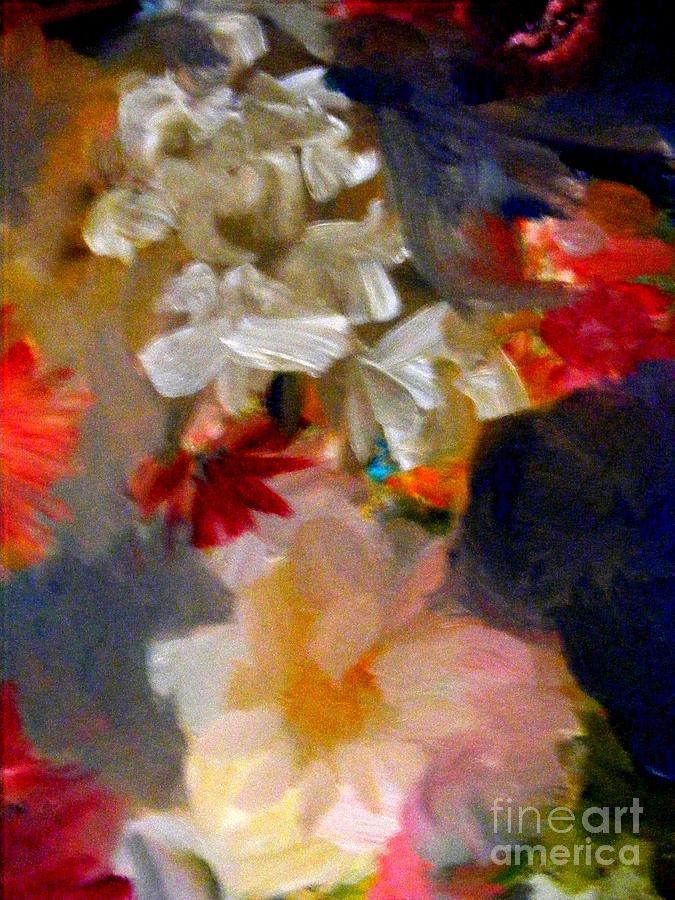 Imagining Flowers 2 Painting by Nancy Kane Chapman