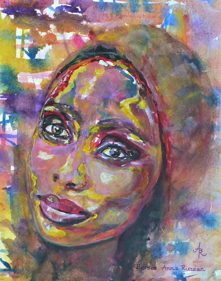 Imany Nadia Mladjao Painting by Anna Ruzsan