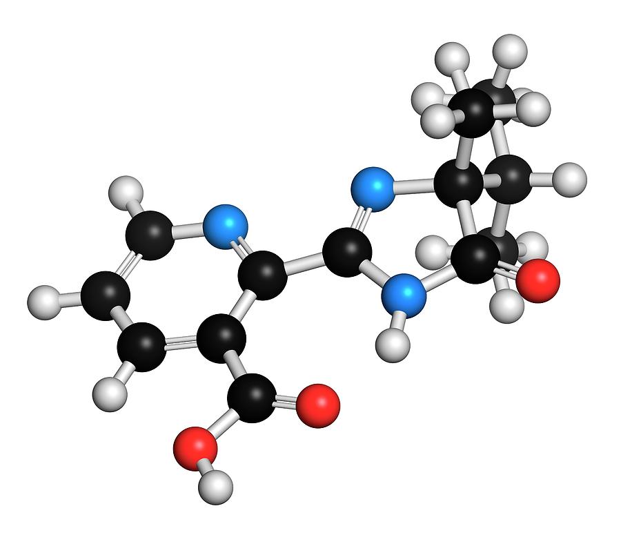 Weed Photograph - Imazapyr Herbicide Molecule by Molekuul/science Photo Library