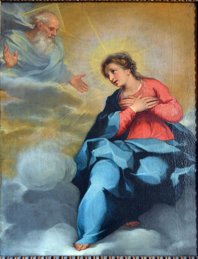 Immaculate Conception By Salimbeni Painting by Kenneth Murray