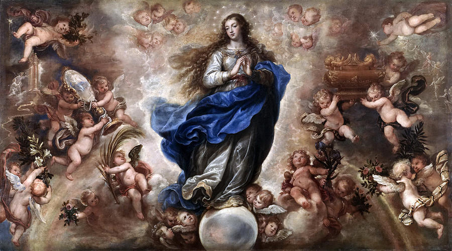 Immaculate Conception Painting by Francisco Rizi
