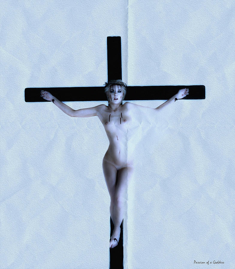 Jesus Christ Photograph - Immerse crucifix by Ramon Martinez