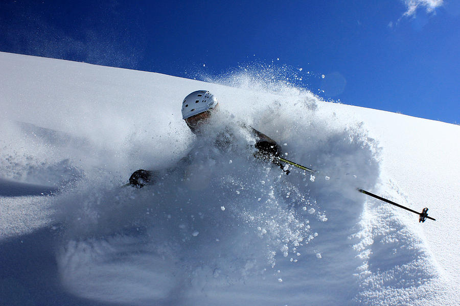 Sports Photograph - Immersed in Powder by Wasatch Light