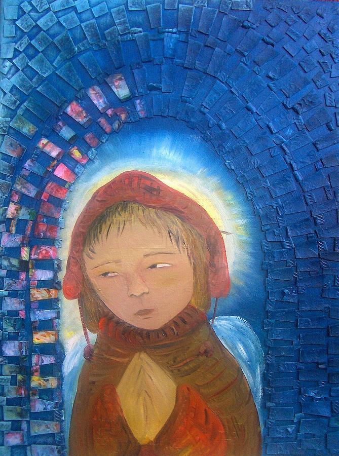 Angel Painting - Immigrant Angel by Michaela Kraemer