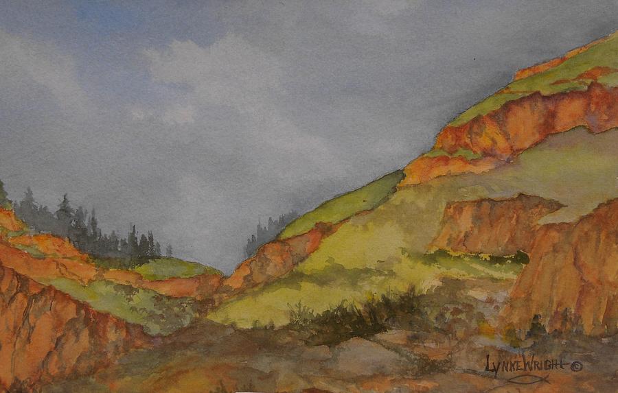 Imnaha Bluffs Painting by Lynne Wright