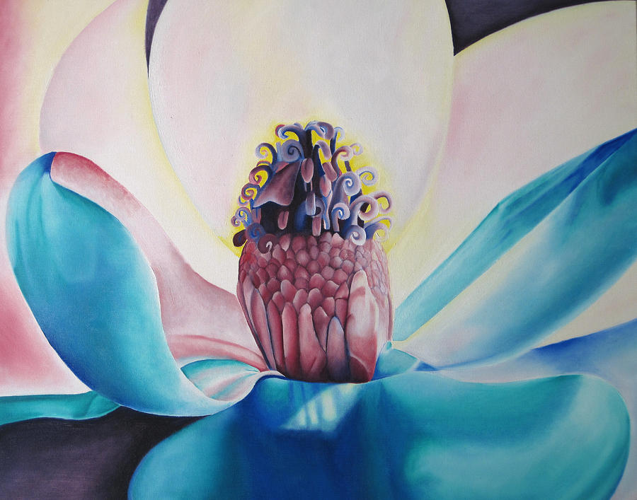 Imogen Flower Painting by Joshua Morton