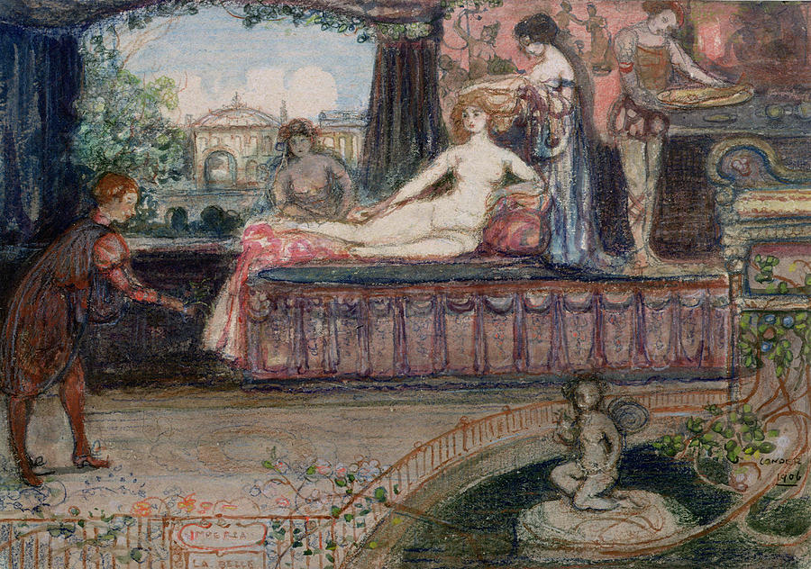 Charles Edward Conder Painting - Imperia La Belle by Charles Edward Conder