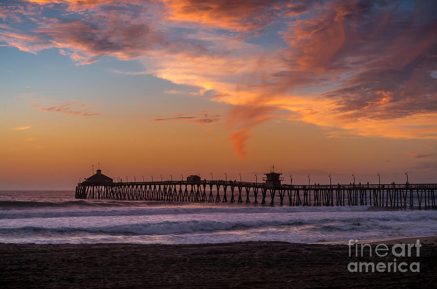 Imperial Beach Sunset Photograph by Sconnie Shotz - Fine Art America