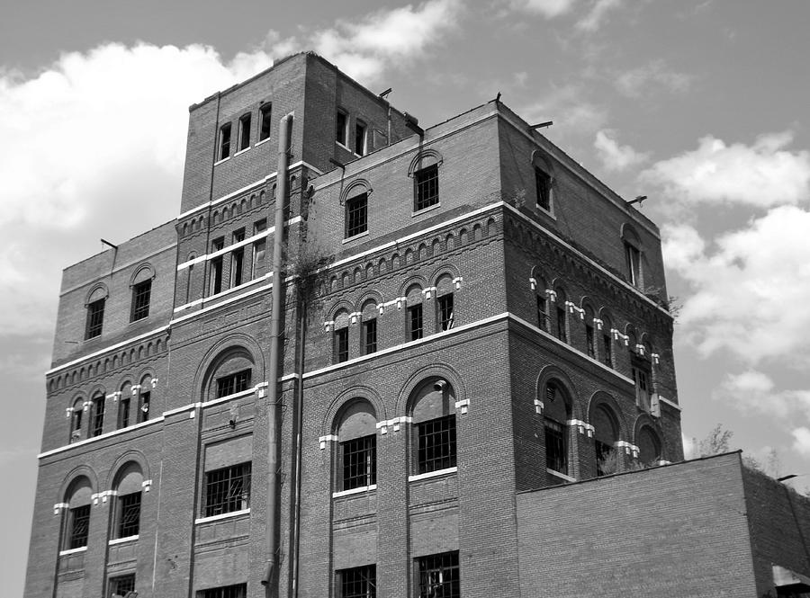 Imperial Brewery Building bw Photograph by Elizabeth Sullivan