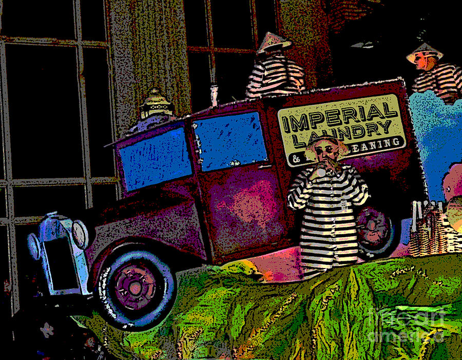Abstract Photograph - Imperial Laundry Truck by Marian Bell