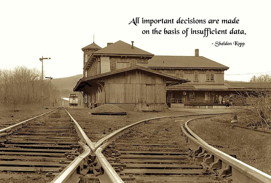 Important Decisions Photograph by Mike Flynn