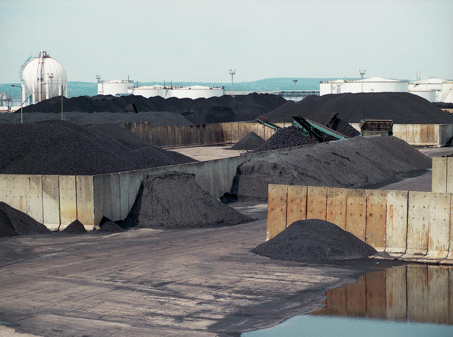 Coal Photograph - Imported Coal by Robert Brook/science Photo Library