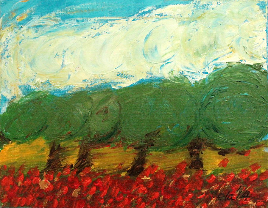 Impression of a Landscape Painting by Ela Jane Jamosmos